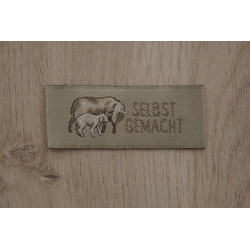 Webetikett "Selbstgemacht"...