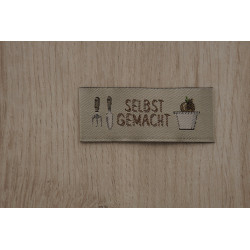 Webetikett "Selbstgemacht"...