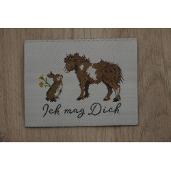 Webetikett "Ich mag dich"...